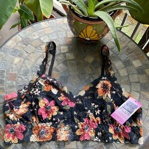 Hanky Panky Plus Floral Lace Bralette